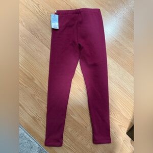 Cat & Jack Burgundy  Mid Rise Full Length Leggings Size M(8)…60